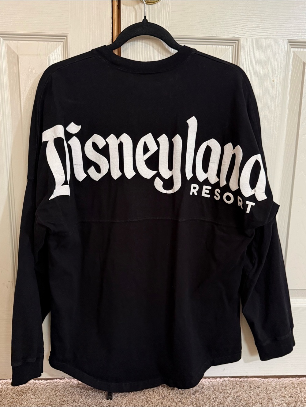 Disney Parks Disneyland Spirit Jersey Black Long Sleeve Size S - Picture 7 of 11